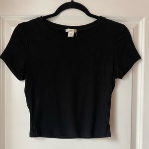Black Crop Top